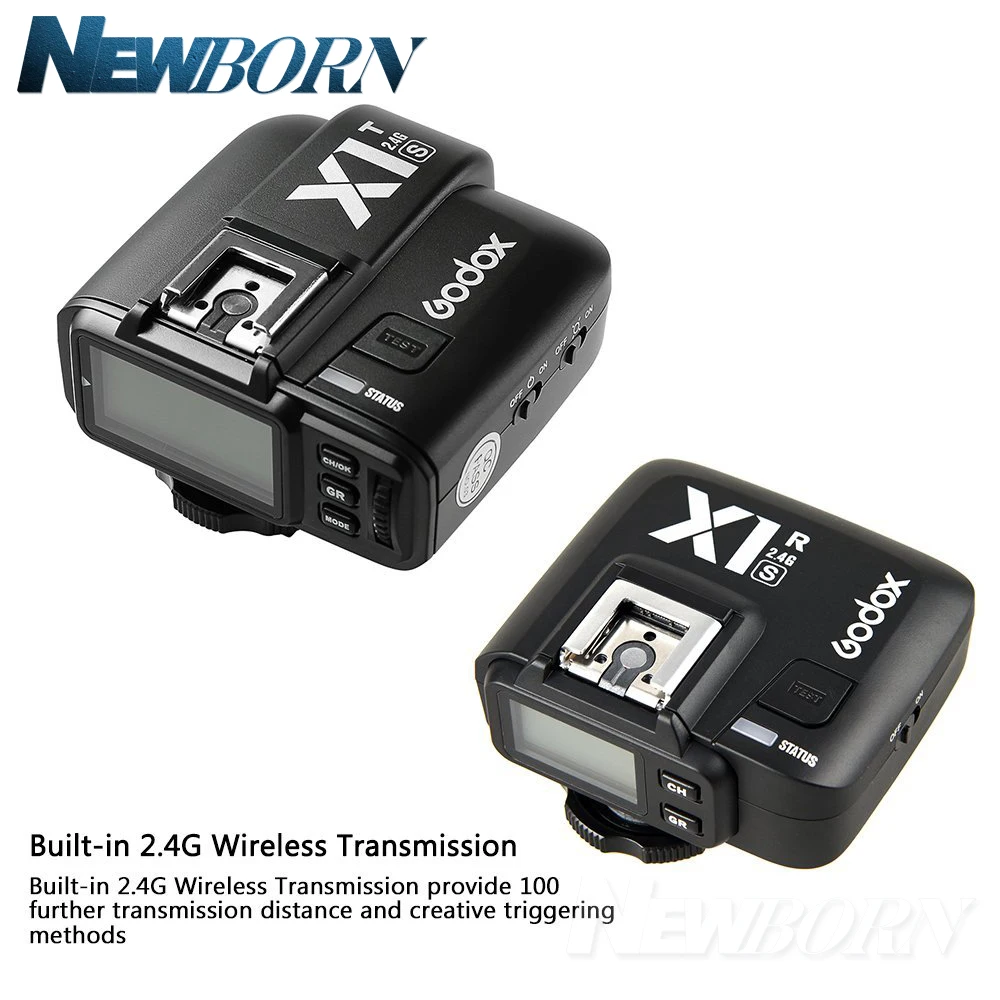 Godox X1S X1T S ЖК панель TTL 2 4G беспроводной передатчик Flash Trigger + 3 x X1R приемник для Sony TT685S