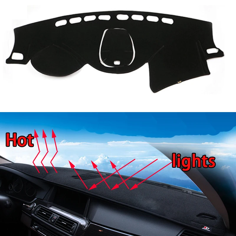 Приборная панель автомобиля Избегайте света pad Инструмент платформа покрытие