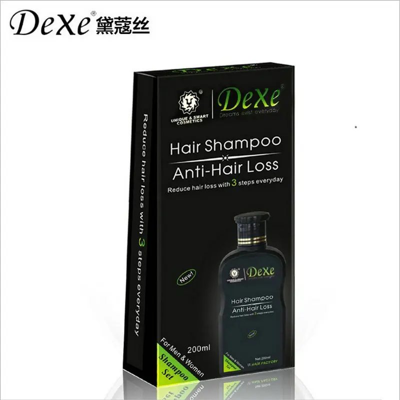 

3pcs/lot Hair Growth Products Dexe 200ml Anti-hair Loss Shampoo Hair Treatment Reduce Hair Loss