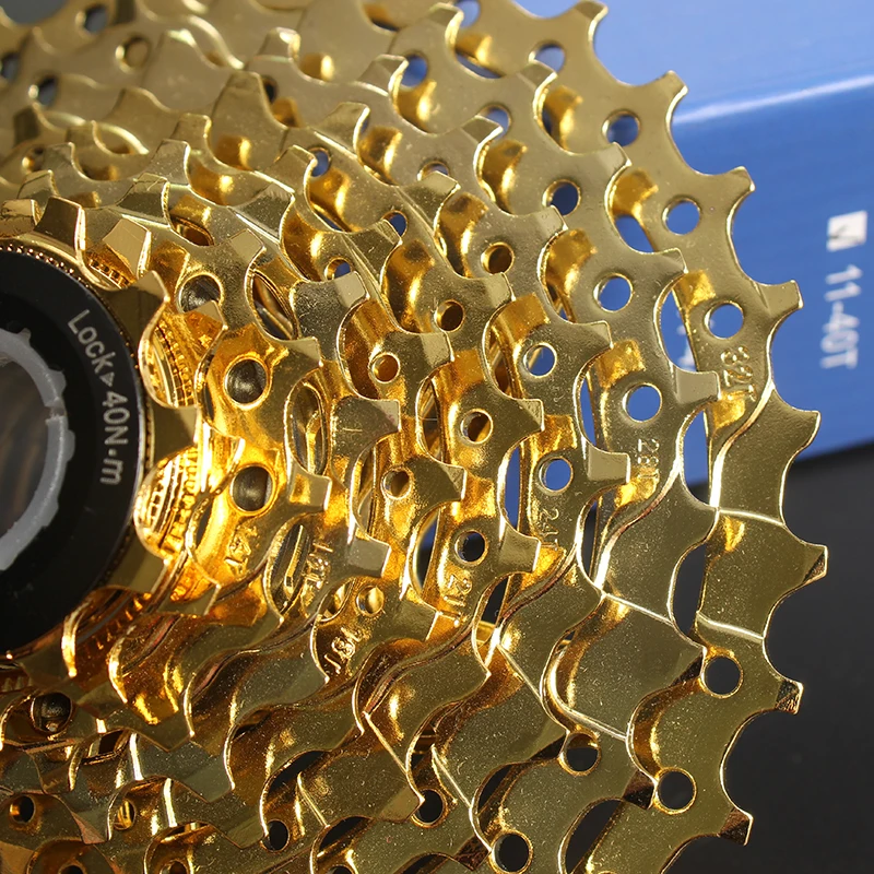 SUNSHINE SZ 11 32T 9 скоростей кассета s Gold Freewheel MTB горный велосипед сталь золотые