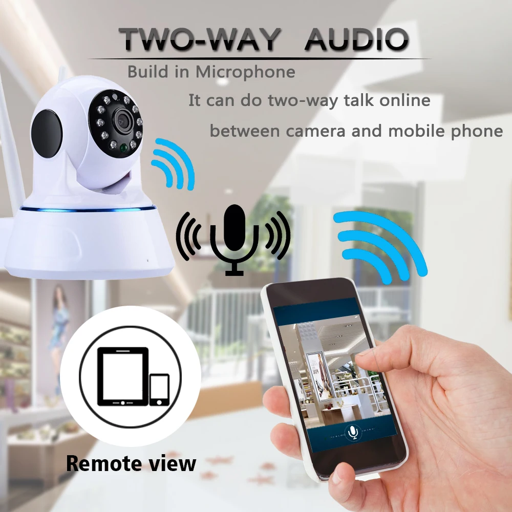 Беспроводная камера видеонаблюдения OUERTECH 1080P облачная HD IP Wi Fi Радионяня ночное