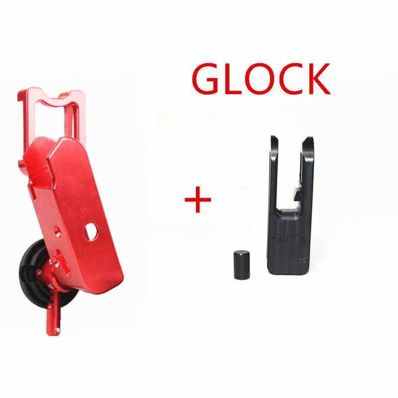 Glock RED Горячая TMC IPSC алюминиевая гоночная кобура и блок вставки для: SV, Glock CZ shadow 2 Черный Красный Синий Охота Вечерние - Цвет: Glock RED