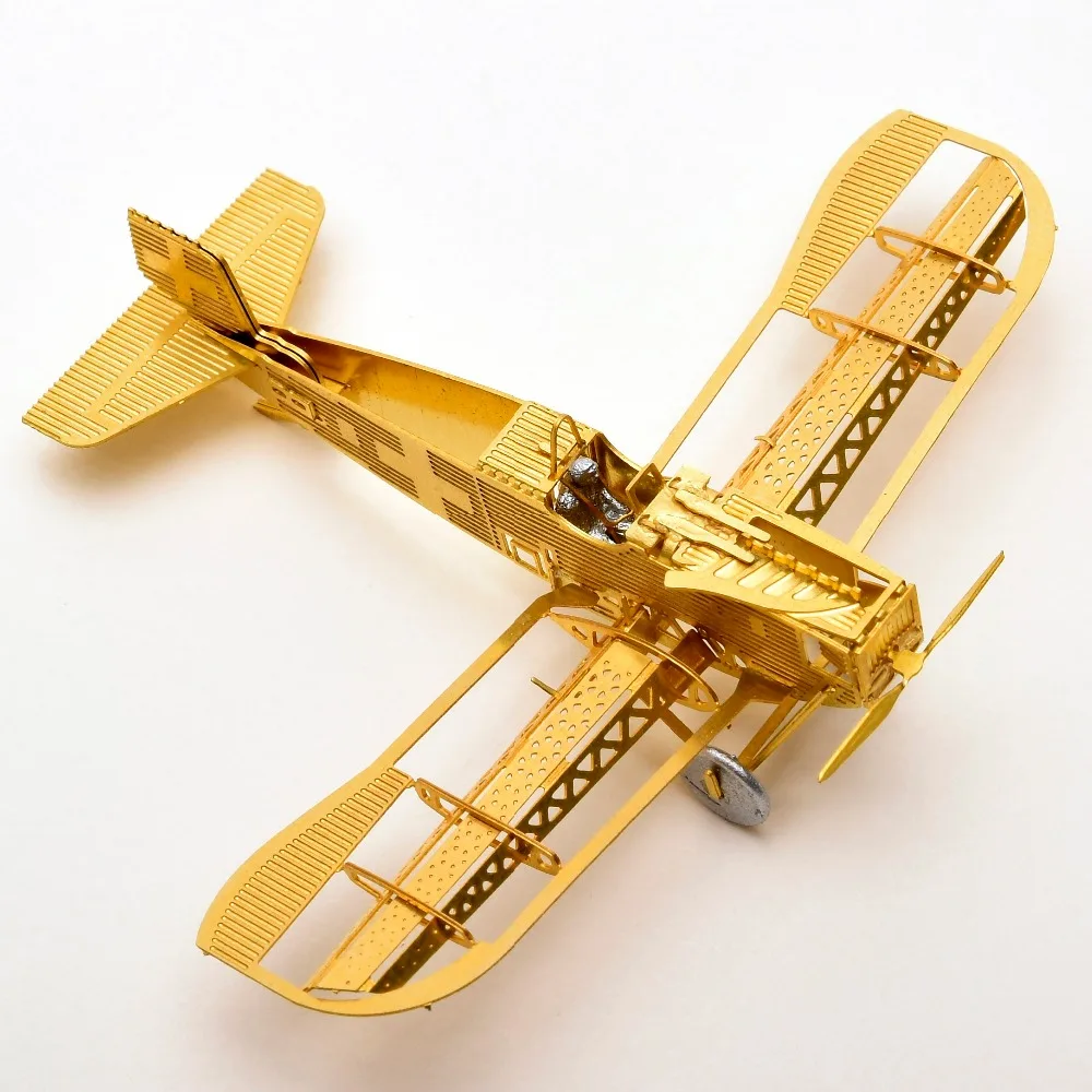 1/160 Junkers D.I J9 Scale Brass Etched Model Kit 1917 Airplane 3D DIY Metal Puzzle Miniature Toy Adult Hobby Splicing Science |