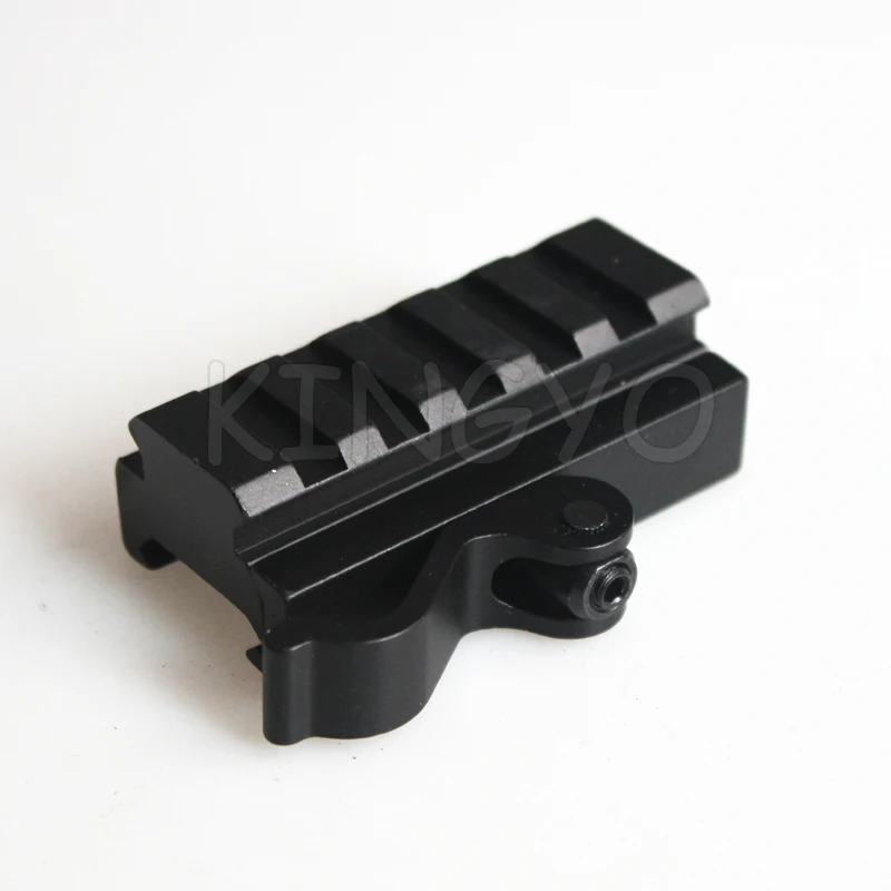 Quick Release Low Profile Riser Block Picatinny Rail Mount Adapter 20mm Hunting | Спорт и развлечения