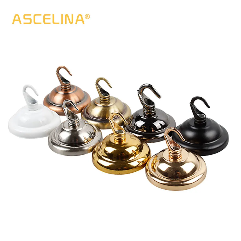 

ceiling cover plate hook pendant lamp decoration metal accessories chandelier Parts Vintage Ceiling Holder For Light Fitting