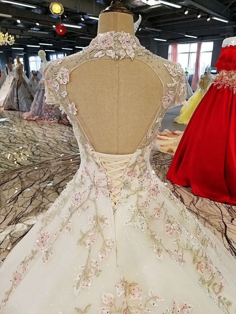 Роскошные вечерние платья с кружевными цветами 2020 vestido de festa vestidos fiesta largos elegantes gala