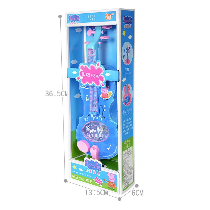 Детские игрушечные скрипки Peppa Pig электрическая имитация воспроизведение музыки