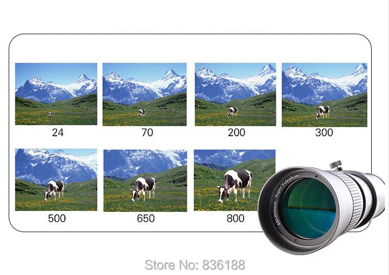 JINTU белый 420-800 мм F/8,3-F16 ручная телефото зум объектив камеры+ T2 Крепление для CANON 90D 80D 70D 60D 30D 40D 50D 5D III 7D