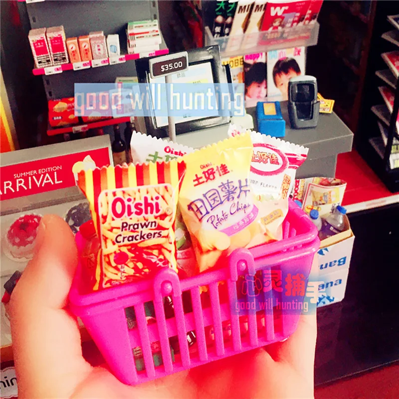 1 шт. миниатюрный кукольный домик 1:12 воздушная еда масштаб 1:6 мини чипы Модель для