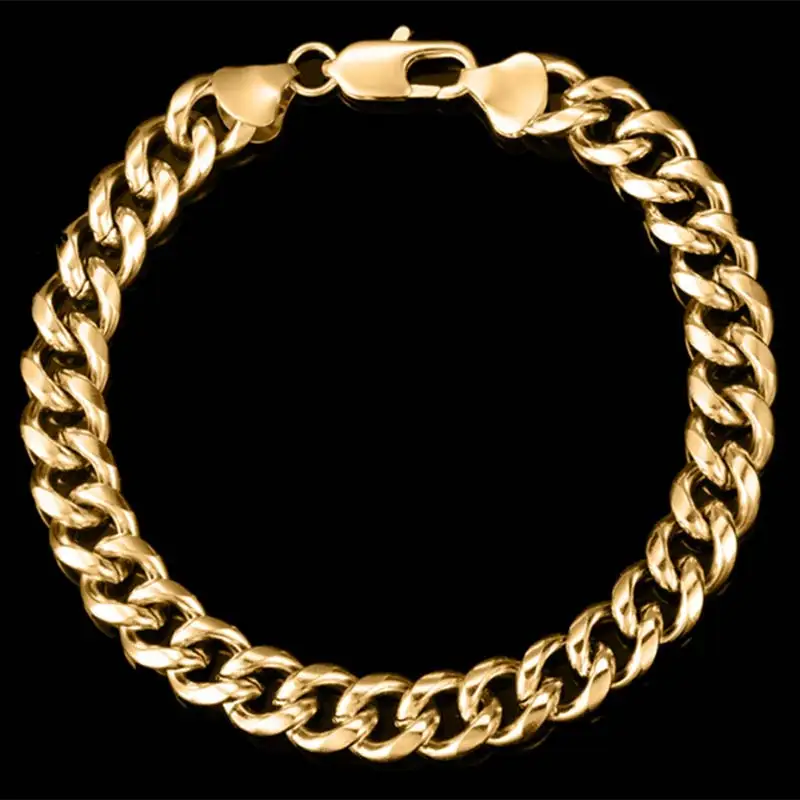 7 мм короткий цепной браслет Для Мужчин's бижутерия в стиле панк-рок Стиль