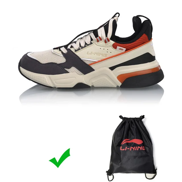 Li-Ning Men 001 CLASSIC Walking Shoes Retro Dad Shoes Comfort LiNing Sport Shoes Leisure Sneakers AGCP021 SJFM19 - Цвет: AGCP021-8H