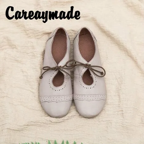 Careaymade-2020 Новинка Женская повседневная обувь Удобная без застежки с круглым