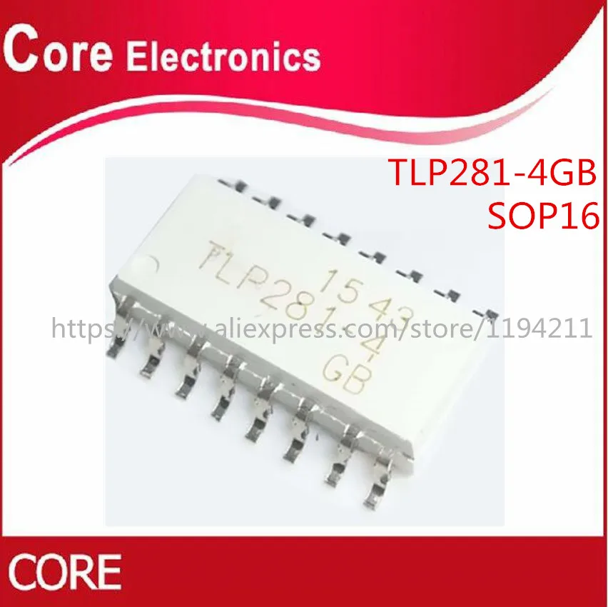 100 шт./лот TLP281 4GB SOP16 4 SOP Новый|Интегральные схемы| |