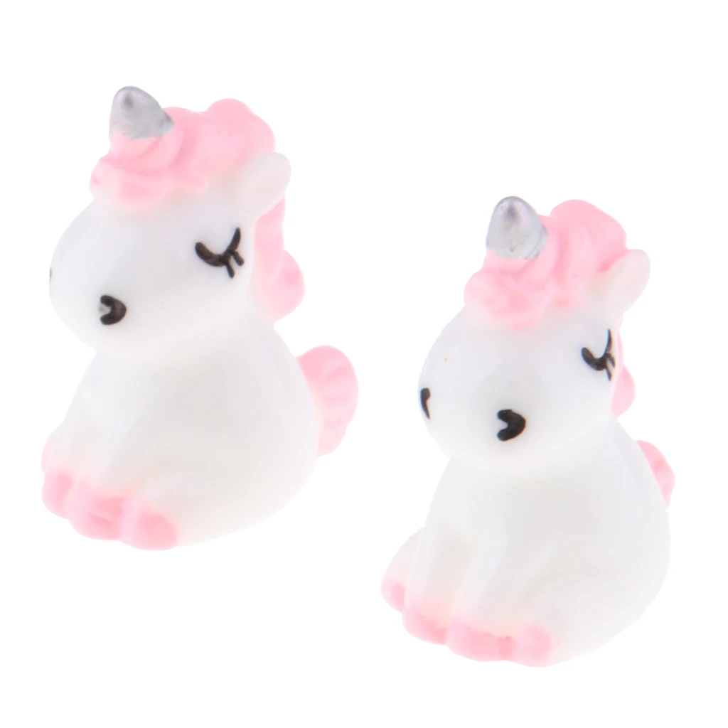 

30Pcs Mini Unicorn Miniature Figurine Fairy Garden Dollhouse Ornaments Craft