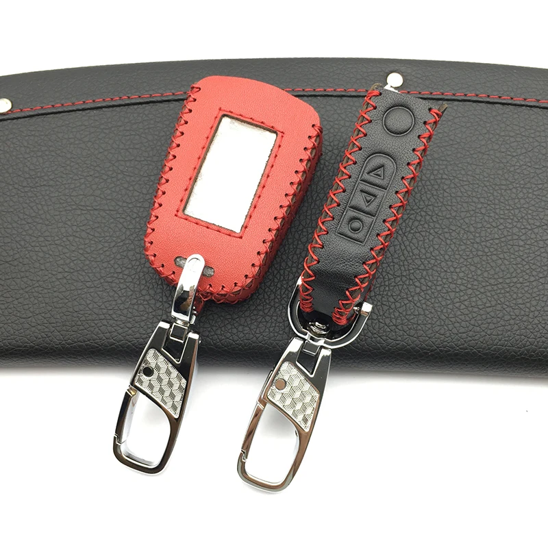 

Кожаный чехол для ключей A92/A94, пульт дистанционного управления с ЖК-дисплеем для двухсторонней автомобильной сигнализации Starline A92 / A94 / A95 / V62...