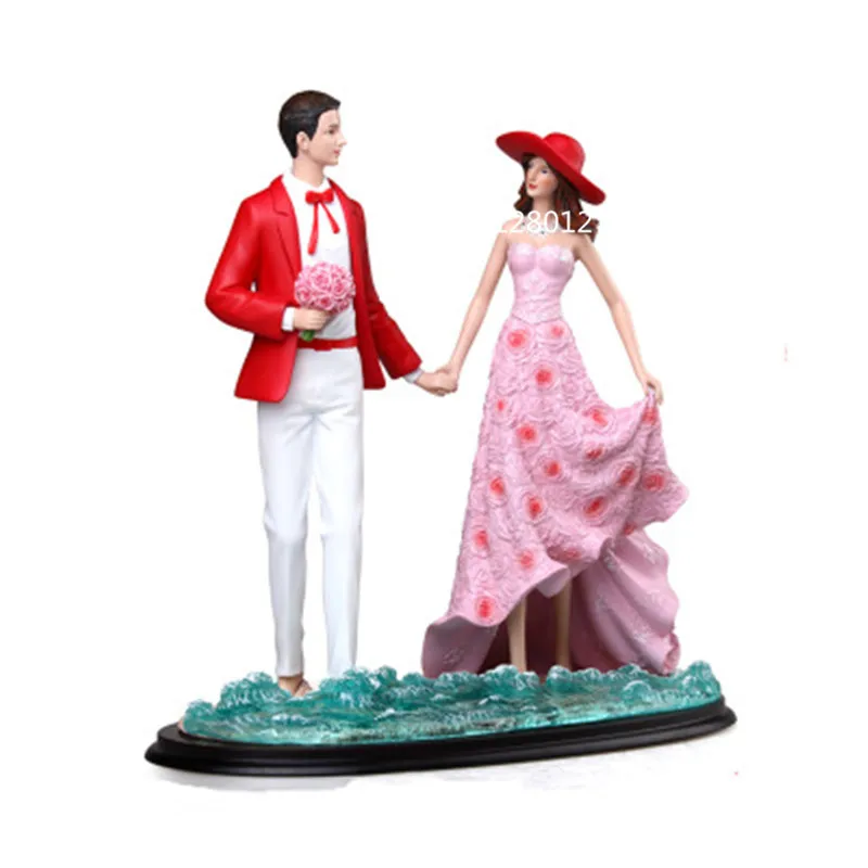 Love You Forever Creative Wedding Home Fashion Decoration Art Craft Resin Action Figure Collectible Model Toy Q194 | Игрушки и хобби