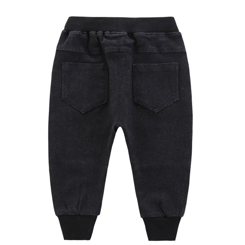 Fall &amp Winter Warm Jogger Boys Pants Kids Jeans Bebe Pantalones Denim Designed New Year Solid Children Clothes | Детская одежда и