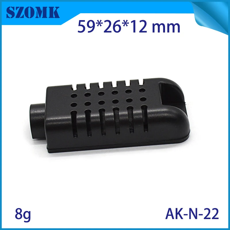 

20 Pieces 59*26*12 mm black/ white sensor enclosure case electronic plastic box for electronic project hot sales plastic box