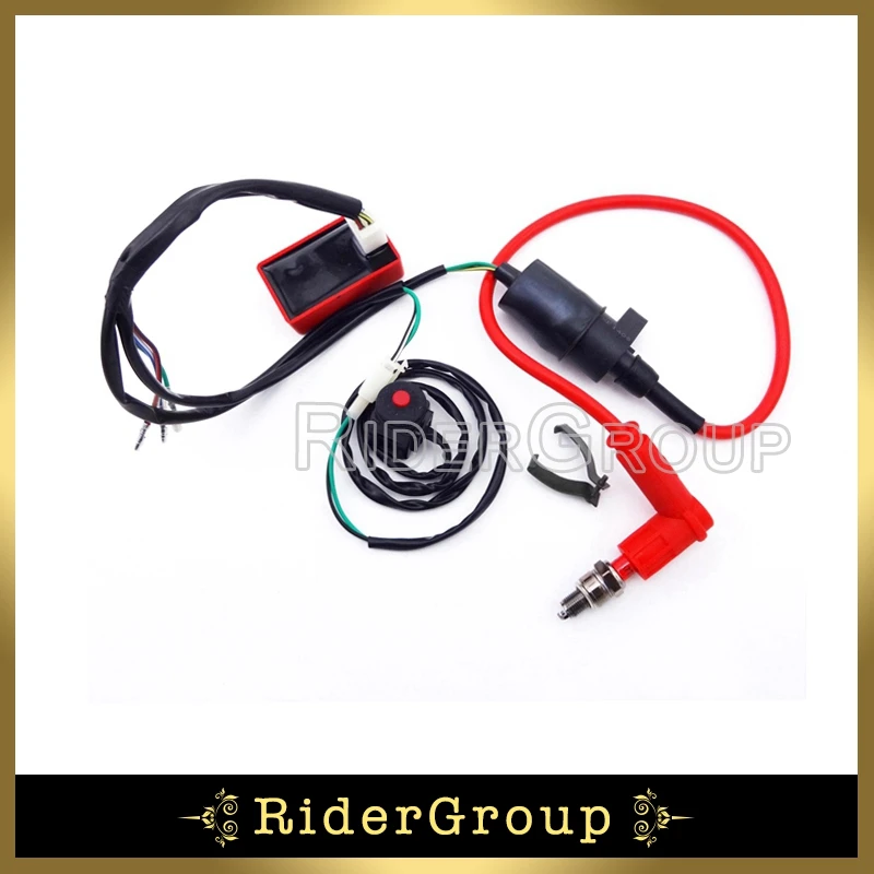 Жгут проводов для электромонтажа питбайка электрическая катушка зажигания AC CDI