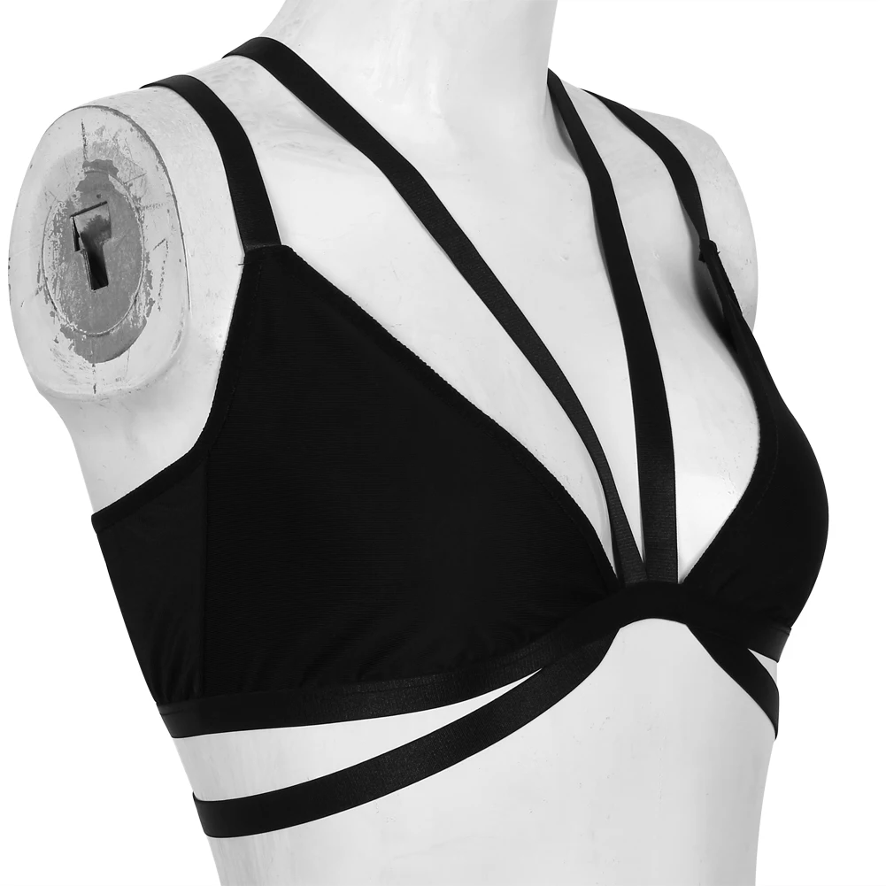 Женский бюстгальтер с перекрестными лямками Бралетт мягкими чашечками летняя