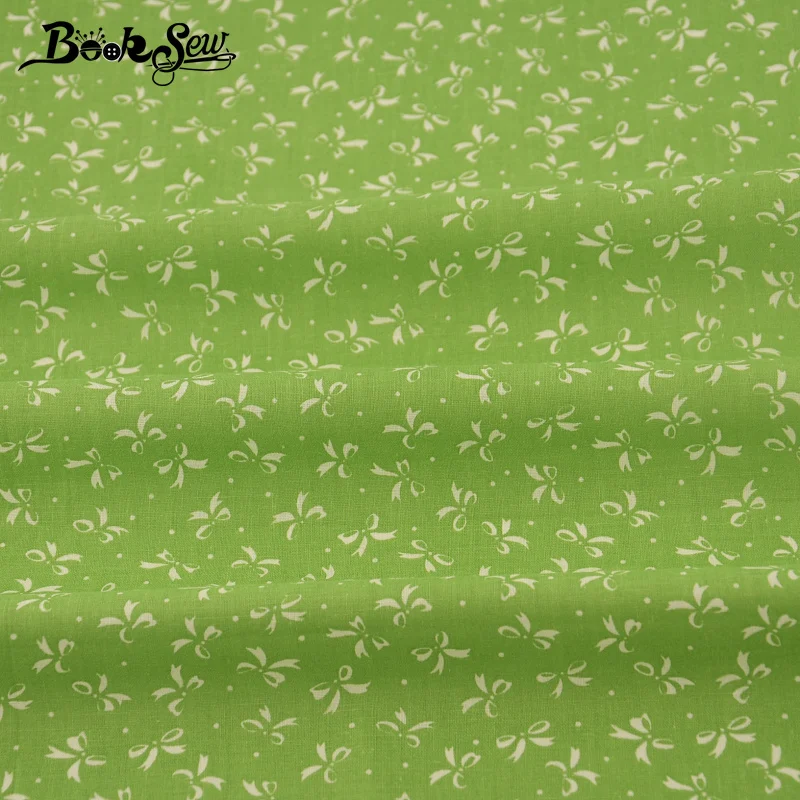 Хлопковая простая ткань Booksew домашний текстиль Лоскутная белая кукла с бантом