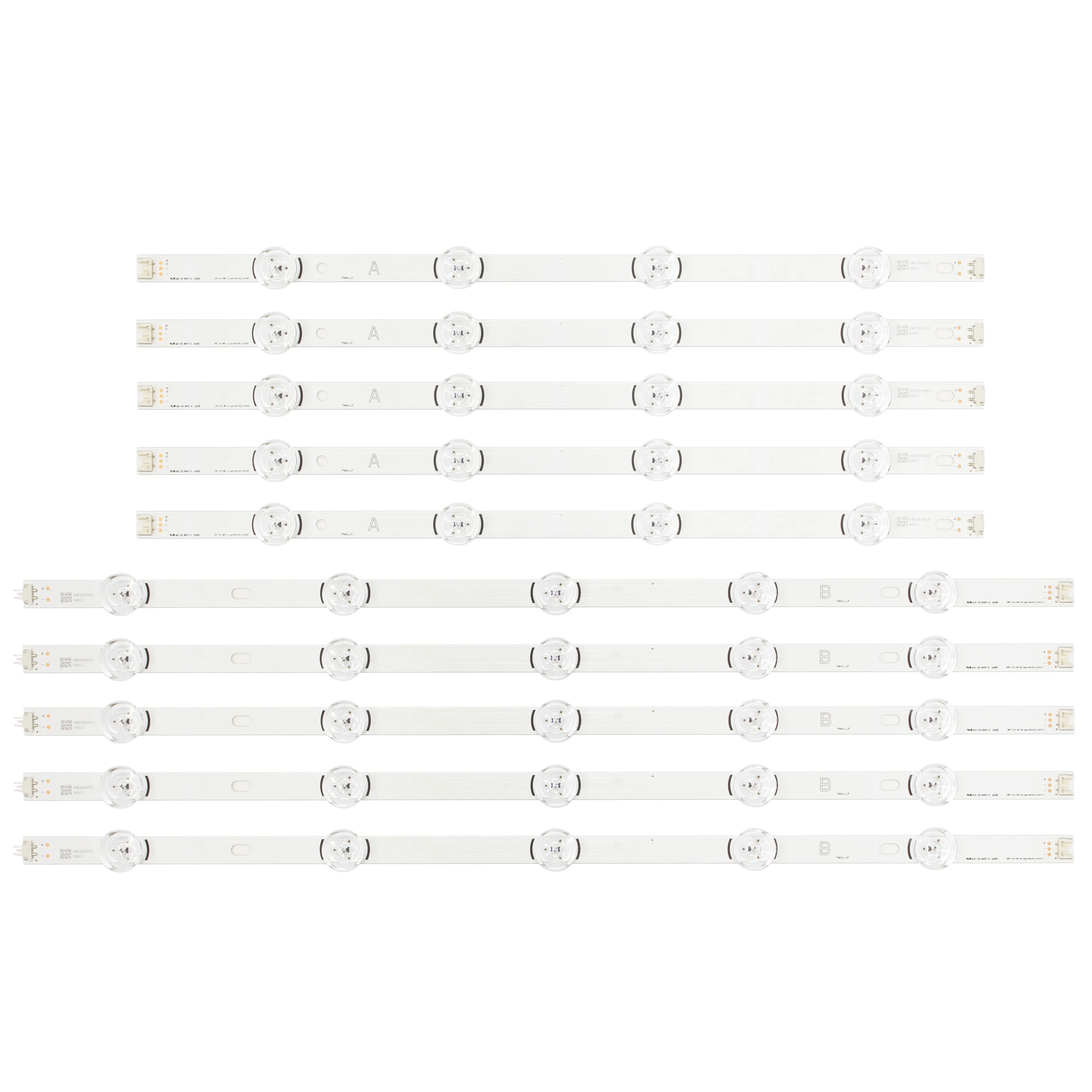 10 шт светодиодный полосы для LG Innotek DRT 3,0 4" A/B 49LB5500 49LB550V 49LB5550 6916L-1944A 6916L-1945A 6916l-1788A 6916l-1789A