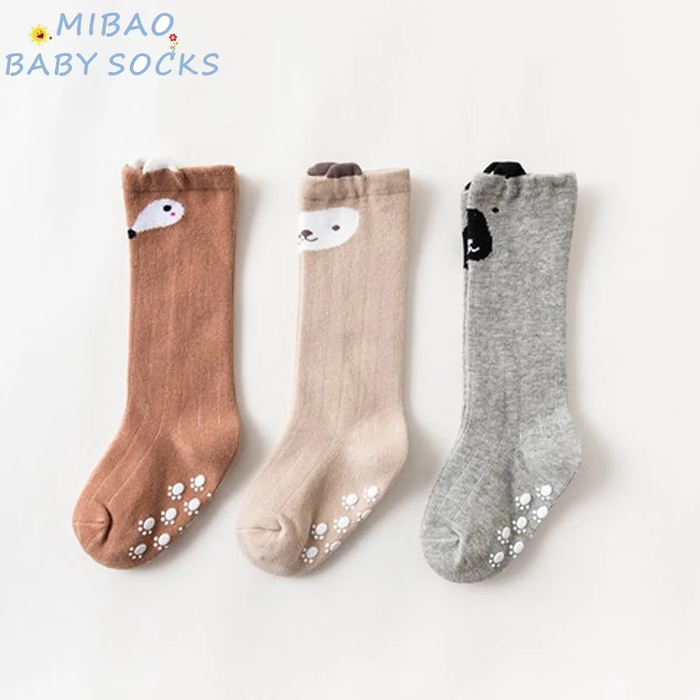 MIBAO/Новинка 1 пара носков для малышей Гольфы с животными новорожденных мальчиков