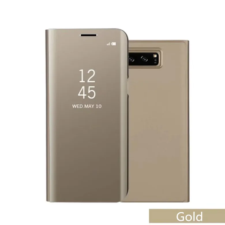 Luxury Mirror Clear View Smart For Samsung Galaxy S9 S8 Plus S7 S6 Edge Note9 8 5 Case J7Prime J5Prime A3 A5 A7 2017 | Мобильные