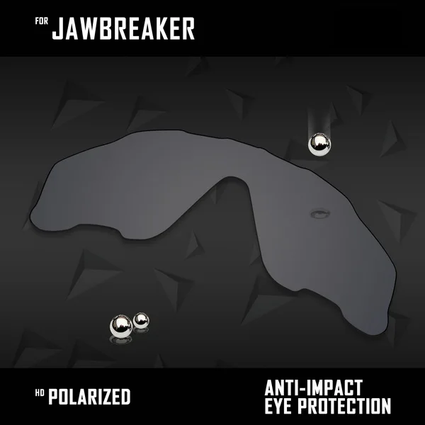 OOWLIT Lenses Replacements For Oakley Jawbreaker Sunglasses Polarized- Multi Colors - Цвет линз: Black