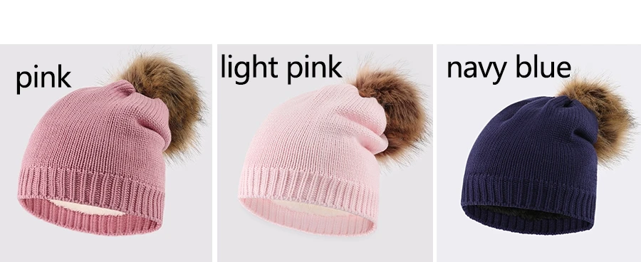 Girita женская зимняя вязаная шапка Skullies Beanies, шапки с флисовой подкладкой, вязаные меховые женские теплые шапки с помпоном