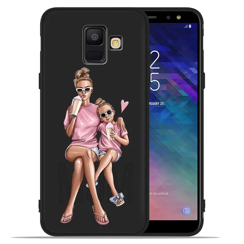 Для мам и детей, арабские африканские королевы для девочек для samsung Galaxy A9 A8 A7 A6 A5 A3 J3 J4 J5 J6 J8 плюс чехол для телефона чехол Coque Etui