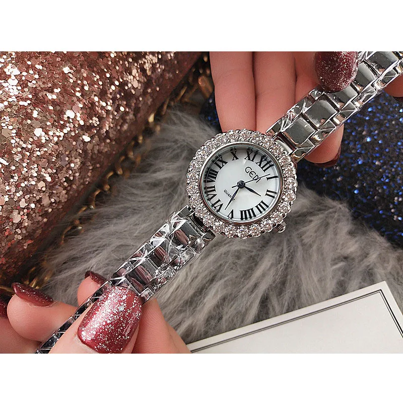 

2019 Women Watches Stainless Steel Diamond Quartz Watch Women Bracelet Dress Ladies Clock Ladys Watch for Woman Relogio Feminino