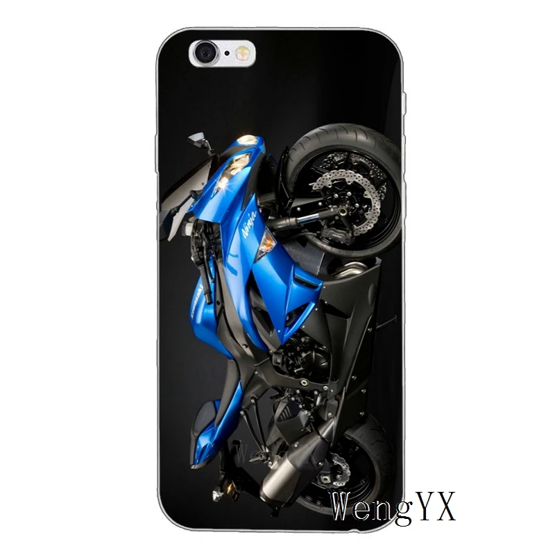 Kawasaki Ninja Zx R спортивный мотоцикл для samsung Galaxy Note 9 8 5 S10 S9 S8 S7 S6 edge Plus Lite S5 S4 S3 mini мягкий чехол для телефона - Цвет: Motorcycle-A-03