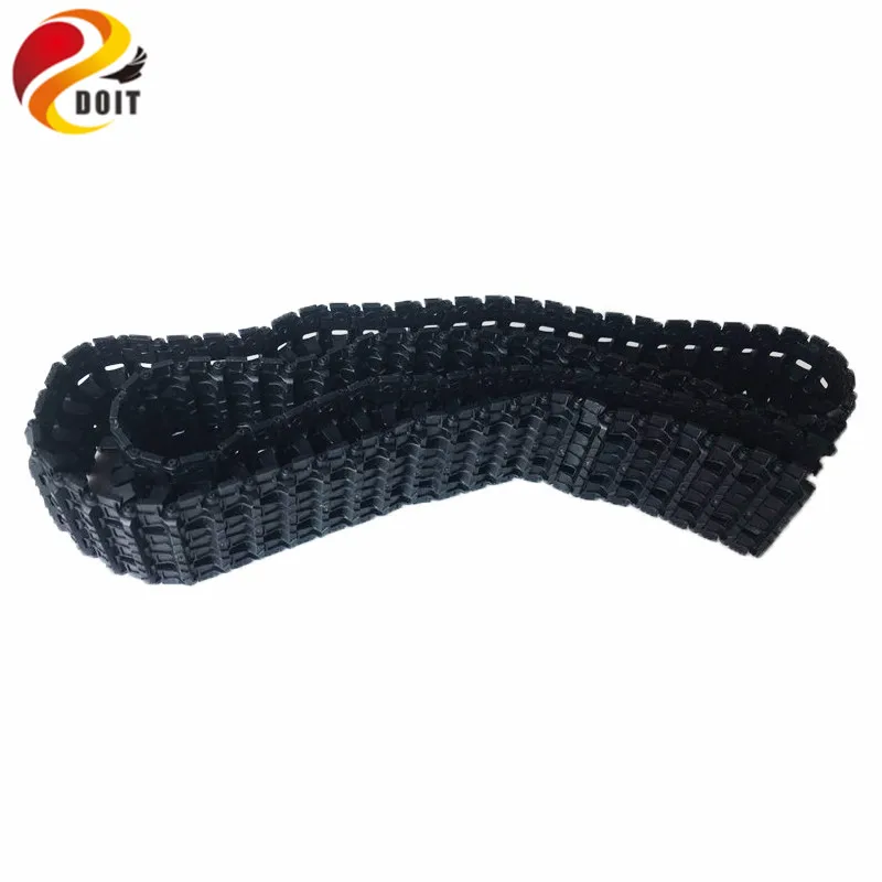 DOIT Shock Absorption Plastic Tracks RC Crawler Caterpillar Chain for Robot tracked Tank Chassis Smart Car Engineering | Игрушки и хобби