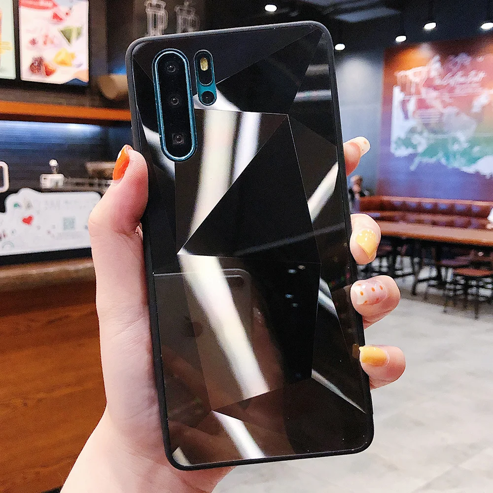 3D Алмазный чехол для huawei P30 Lite P30 Pro P20 Lite P Smart Honor 10 Lite Honor 8X Y6 чехол s голографическая Призма Лазерная крышка