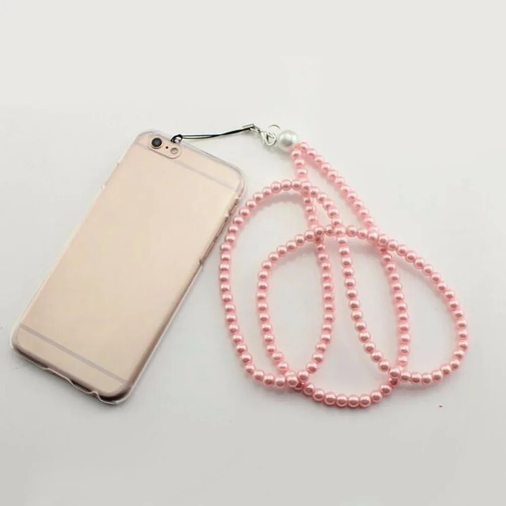 Ремни для мобильного телефона ABS имитация жемчуга висячая Веревка на шею носить
