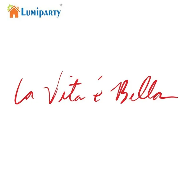 Светоотражающие автомобильные водонепроницаемые наклейки La Vita e Bella креативная
