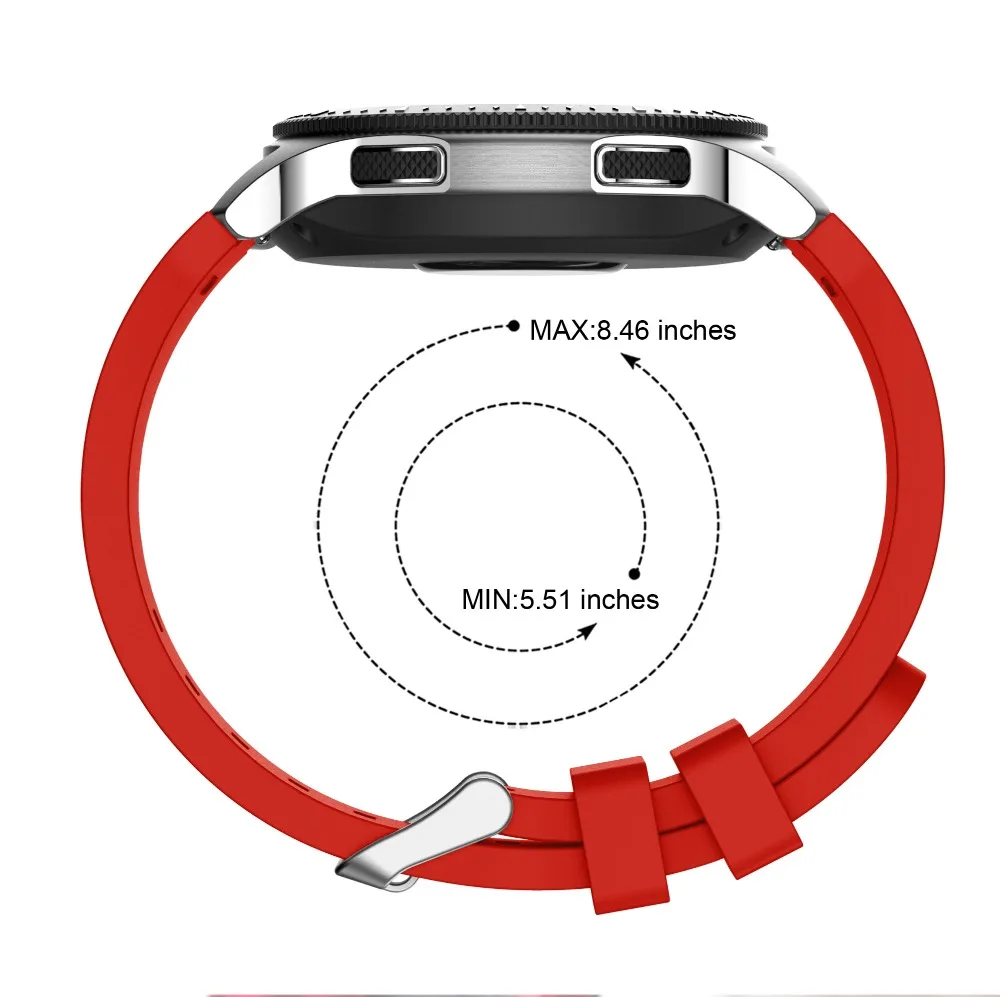 Мягкий силиконовый ремешок для наручных часов Samsung Galaxy Watch 46 мм SM