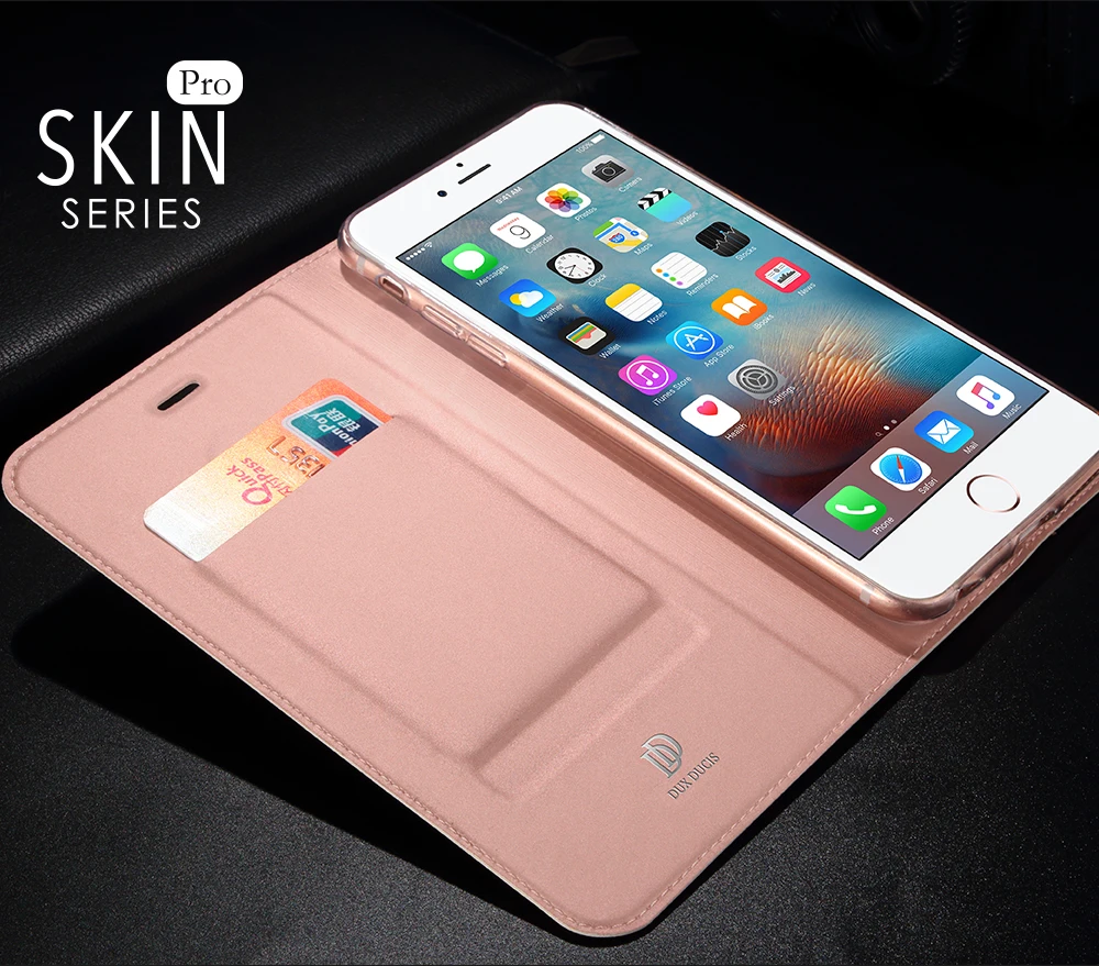 Стеклянная пленка подарок кожаный чехол для iPhone 6 Plus 6s оригинальный роскошный