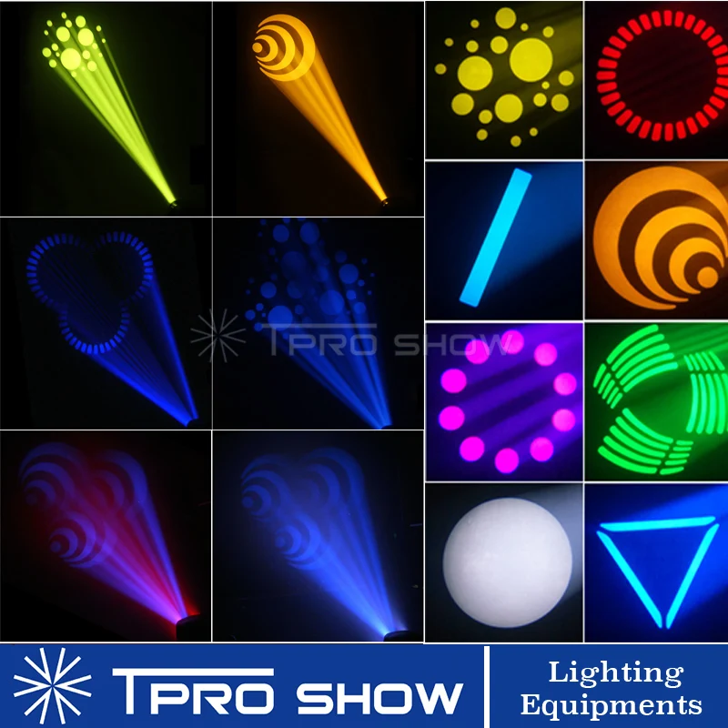 2 шт. Moving Head Spot 100 Вт светодиодный Lyre Wash 4x10 Gobo изменение цвета 2в1 сценический