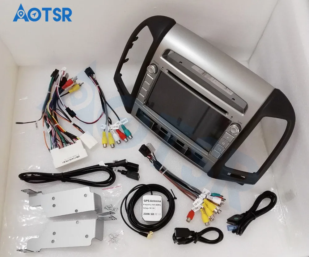 DSP IPS Android 9 0 4 Гб + 64 автомобильный навигационный dvd-плеер для Hyundai Santa Fe 2006-2011