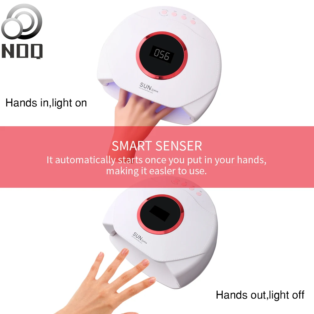 NOQ Max54W SUN5 Plus Светодиодный УФ-светильник для ногтей сушилка 27 Светодиодный s для маникюра сушка гель-лака Высокая мощность машина с несколькими синхронизации