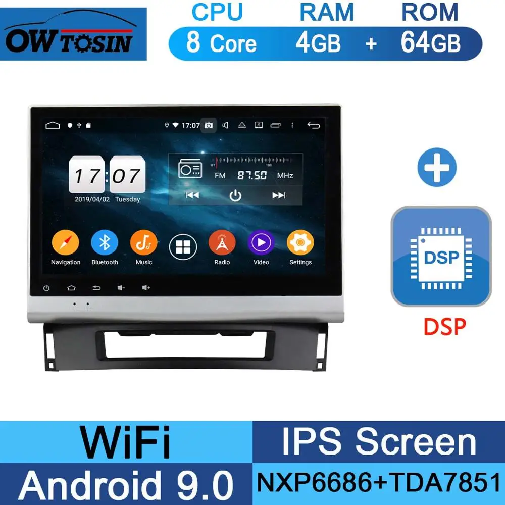 10," Восьмиядерный 4G+ 64G Android 9,0 автомобильный DVD мультимедиа для Buick Verano Vauxhall Opel Astra J автомобильный Радио gps Авторадио Parrot BT - Цвет: 64G DSP