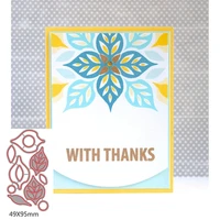 mix leaves metal cutting die diy handmade decoration paper card album photo making scrapbooking template embossing stencil