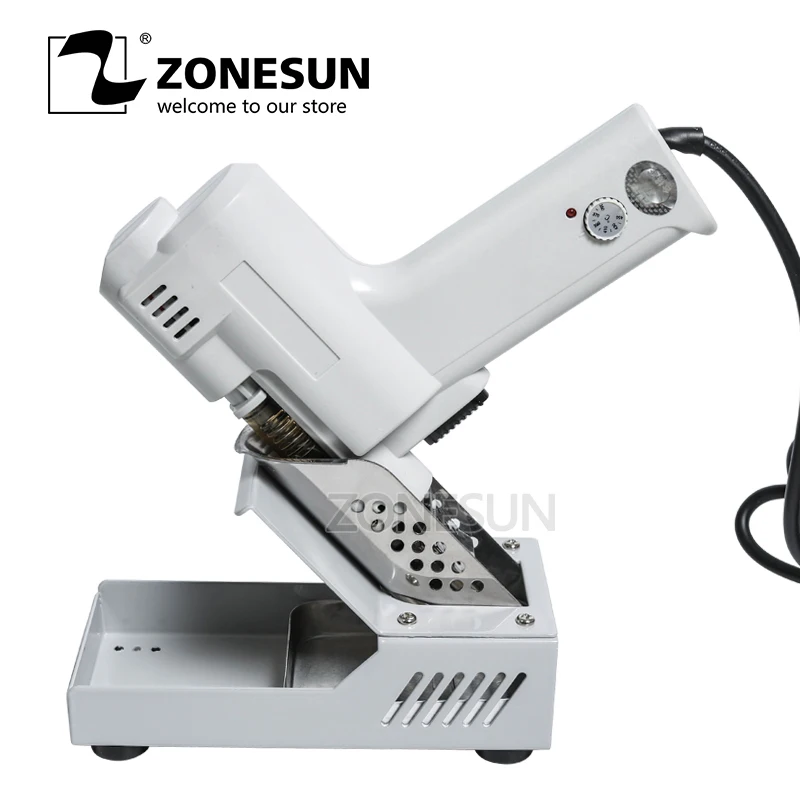 ZONESUN 110/220V Электрический вакуумный демонтажный насос отсос припоя пистолет 220V 100W