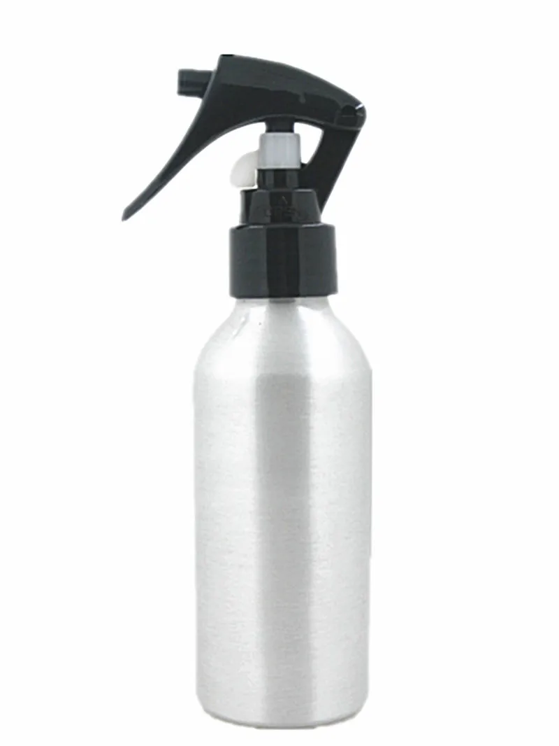 

4oz/120ml Empty Aluminum Bottles, Sliver Metal Bottle With White/Black Trigger Sprayer