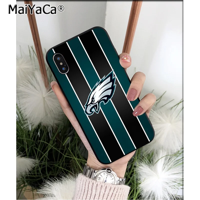 MaiYaCa Philadelphia Eagles высококачественный чехол для телефона iPhone 5 5Sx 6 7 7plus 8 8Plus X XS MAX XR
