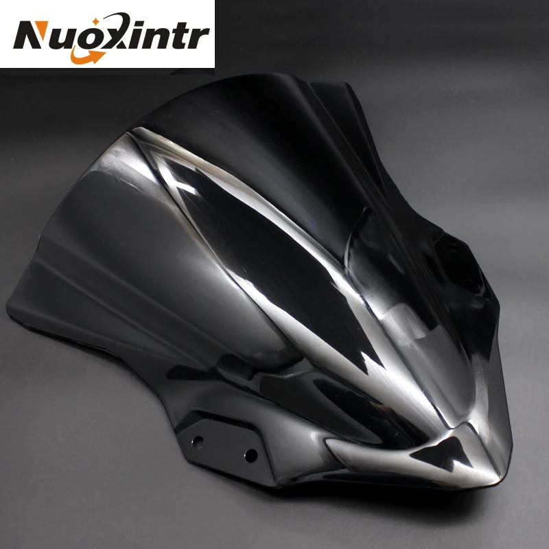 Nuoxintr лобовое стекло мотоцикла для KAWASAKI NINJA 400 250 NINJA400 NINJA250 2018 ABS черный
