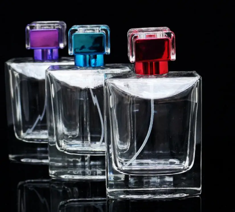 Wholesale 50pcs/lot High Quality 100ml Glass Perfume Spray Bottle Empty Clear Refillable Cosmetic Bottles | Красота и здоровье
