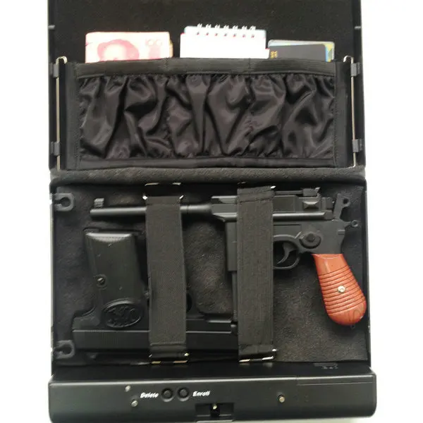 Отпечатков пальцев портативный пистолет-пулемет сейф | Безопасность и защита